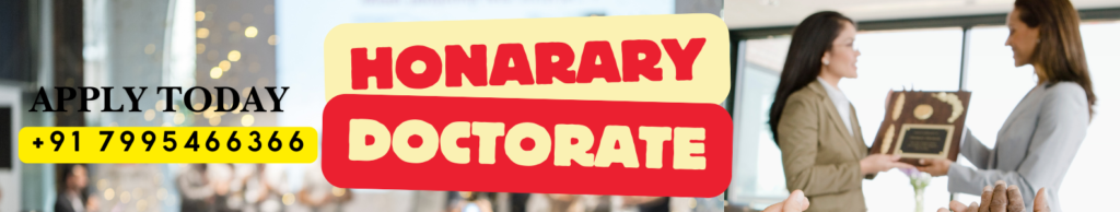 Honarary Doctorate